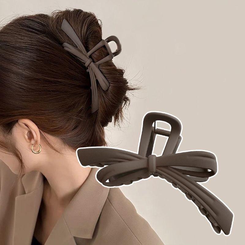 Women Large Hair Claws for Girls Solid Color Bow Acrylic Hair Clips Ponytail Barrettes Fashion Lady Hairpins Headdress Size fits all
Women Large Hair Claws for Girls Solid Color Bow Acrylic Hair Clips Ponytail Barrettes Fashion Lady Hairpins Headdress Size fits all