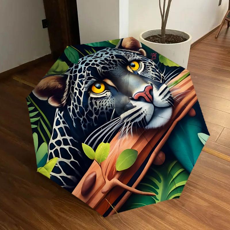 1pc Jungle Leopard Print Automatic Open/Close Umbrella, Halloween & Gifts - Ideal for Daily, Formal, Party Use, Durable Canopy yy251011035
1pc Jungle Leopard Print Automatic Open/Close Umbrella, Halloween & Gifts - Ideal for Daily, Formal, Party Use, Durable Canopy yy251011035