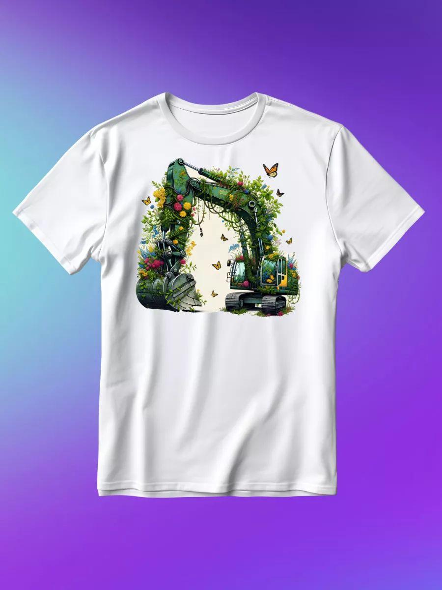 Excavator in flowers T-shirt XL
Excavator in flowers T-shirt XL