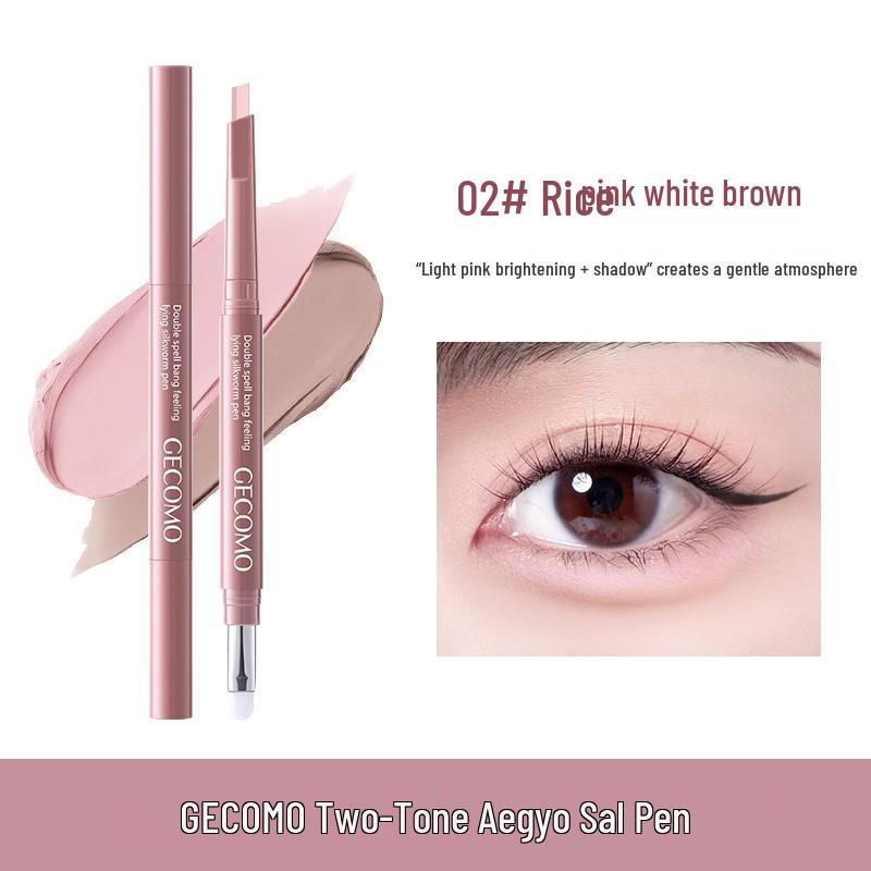 Gemon Dual-Tone Puffy Under-Eye Stick with Brush - Waterproof, Long-Lasting, Double-Ended Highlighter & Brightener. 250mg
Gemon Dual-Tone Puffy Under-Eye Stick with Brush - Waterproof, Long-Lasting, Double-Ended Highlighter & Brightener. 250mg