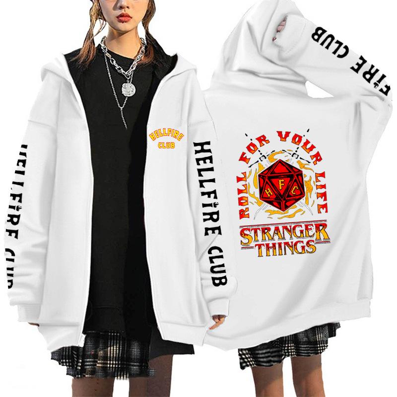 Fall Winter Fashion Hellfire Club Graphic Print Fleece Sweatshirt Casual Zipper Hoodie Trendy Versatile Clothing for Men Women XXS білий
Fall Winter Fashion Hellfire Club Graphic Print Fleece Sweatshirt Casual Zipper Hoodie Trendy Versatile Clothing for Men Women XXS білий
