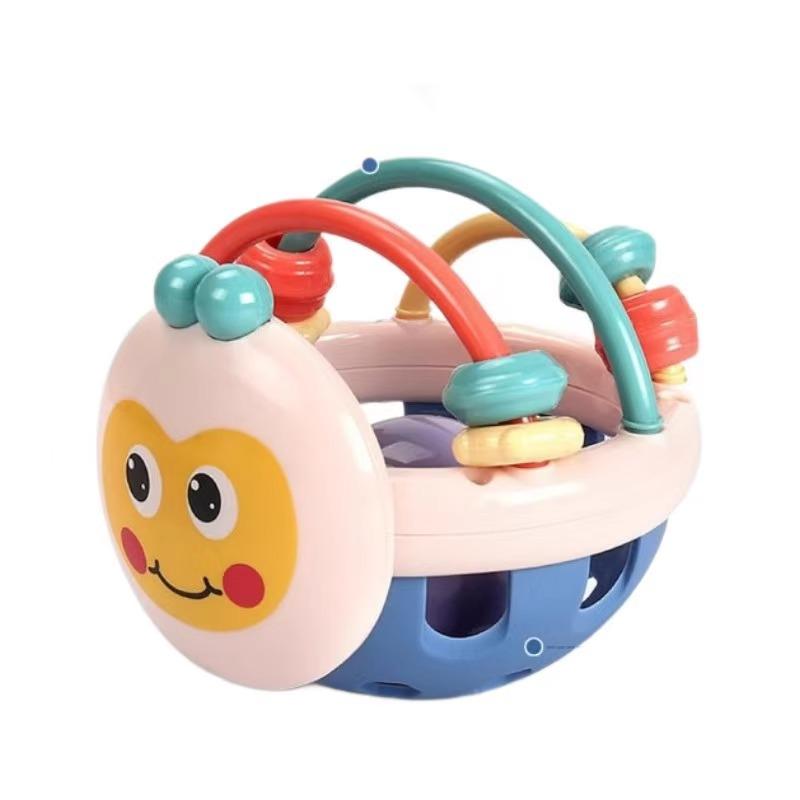 Мягкий прорезыватель-погремушка в виде пчелки для малышей 0-1 год | Развивающая головоломка и мячик для развития хвата
Мягкий прорезыватель-погремушка в виде пчелки для малышей 0-1 год | Развивающая головоломка и мячик для развития хвата