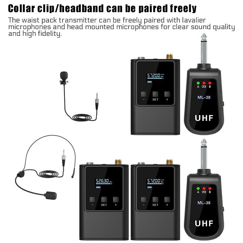 Wireless Headset Microphone for Outdoor Events and Live Streaming One Drag One
Wireless Headset Microphone for Outdoor Events and Live Streaming One Drag One