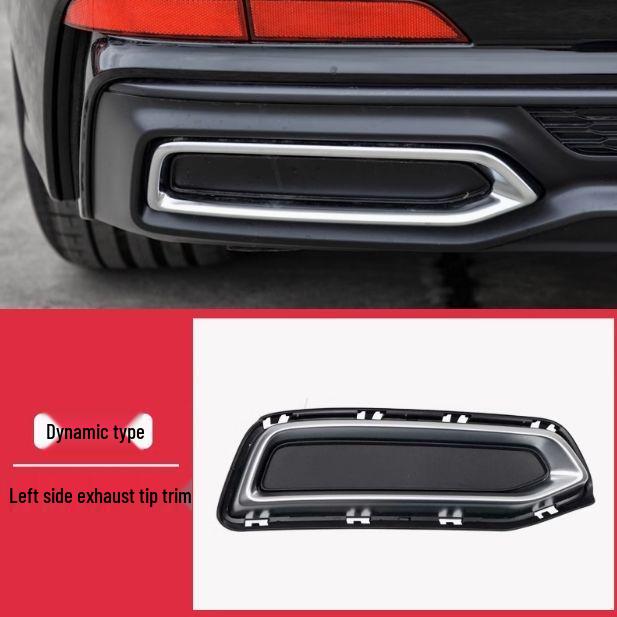 A6LC8 Rear Bumper Trim: Electroplated Tailpipe Cover & Lower Guard for 19-21 A6L Models
A6LC8 Rear Bumper Trim: Electroplated Tailpipe Cover & Lower Guard for 19-21 A6L Models