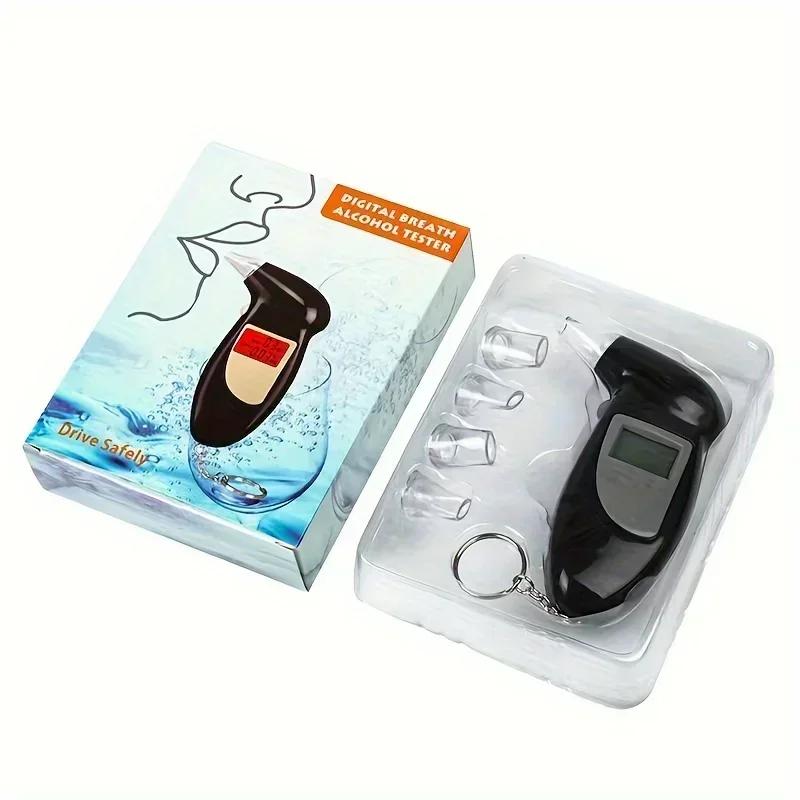 1pc Handheld Backlight Digital Alcohol Tester Professional Breath Tester Breathalyzer Analyzer LCD Detector Backlight Light чёрный
1pc Handheld Backlight Digital Alcohol Tester Professional Breath Tester Breathalyzer Analyzer LCD Detector Backlight Light чёрный