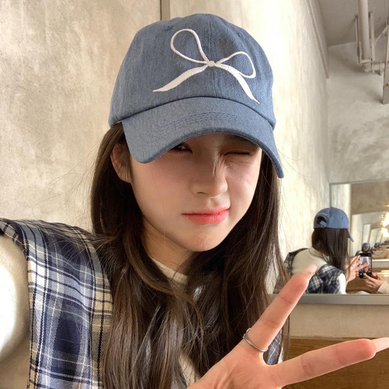 New Spring and Summer Bows for Women Korean Style Washing Denim Sun Protection Baseball Cap one size fits all
New Spring and Summer Bows for Women Korean Style Washing Denim Sun Protection Baseball Cap one size fits all