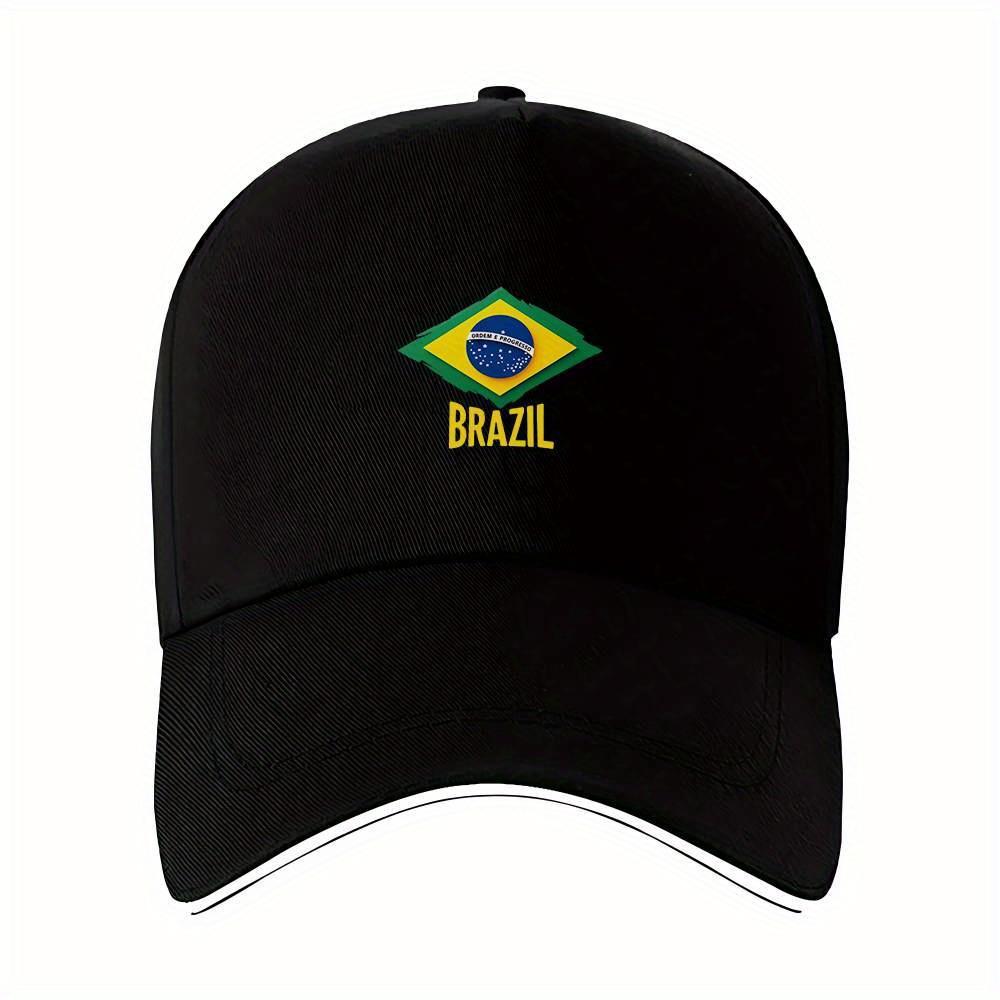 Brazil Flag Design Baseball Cap Polyester Adjustable Unisex Travel Casual Hat One Size
Brazil Flag Design Baseball Cap Polyester Adjustable Unisex Travel Casual Hat One Size