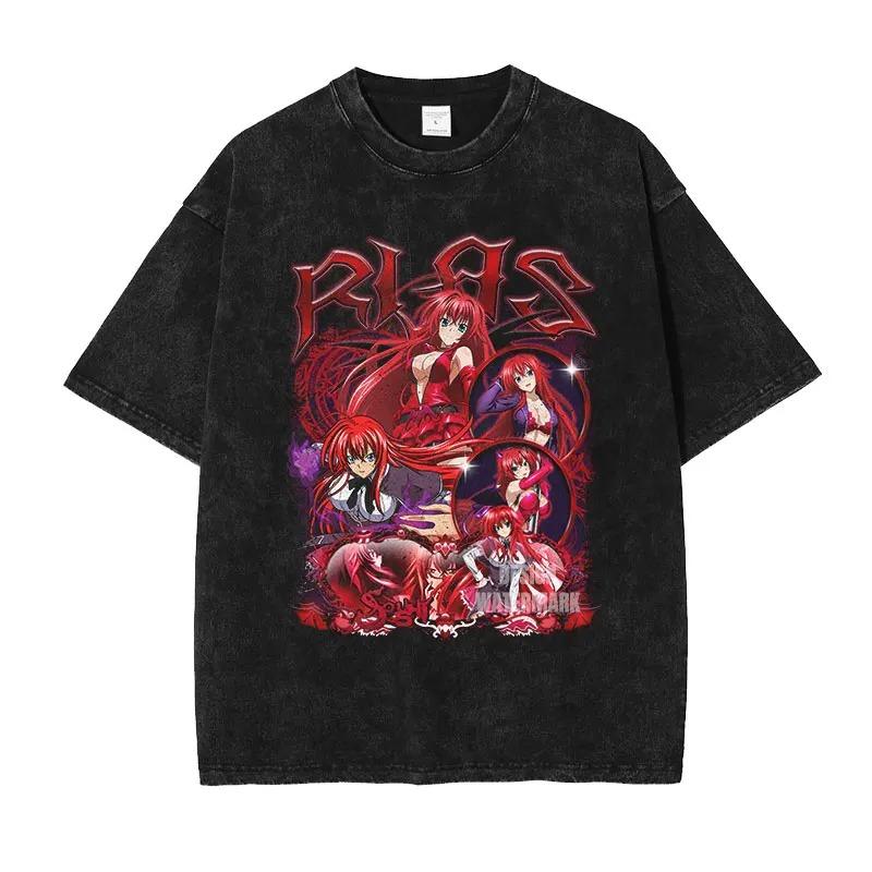 Anime HHigh SSchool DxD T Shirts Oversized Vintage Washed high quality hot product Unisex Washed Retro Fashion Comfortable S
Anime HHigh SSchool DxD T Shirts Oversized Vintage Washed high quality hot product Unisex Washed Retro Fashion Comfortable S