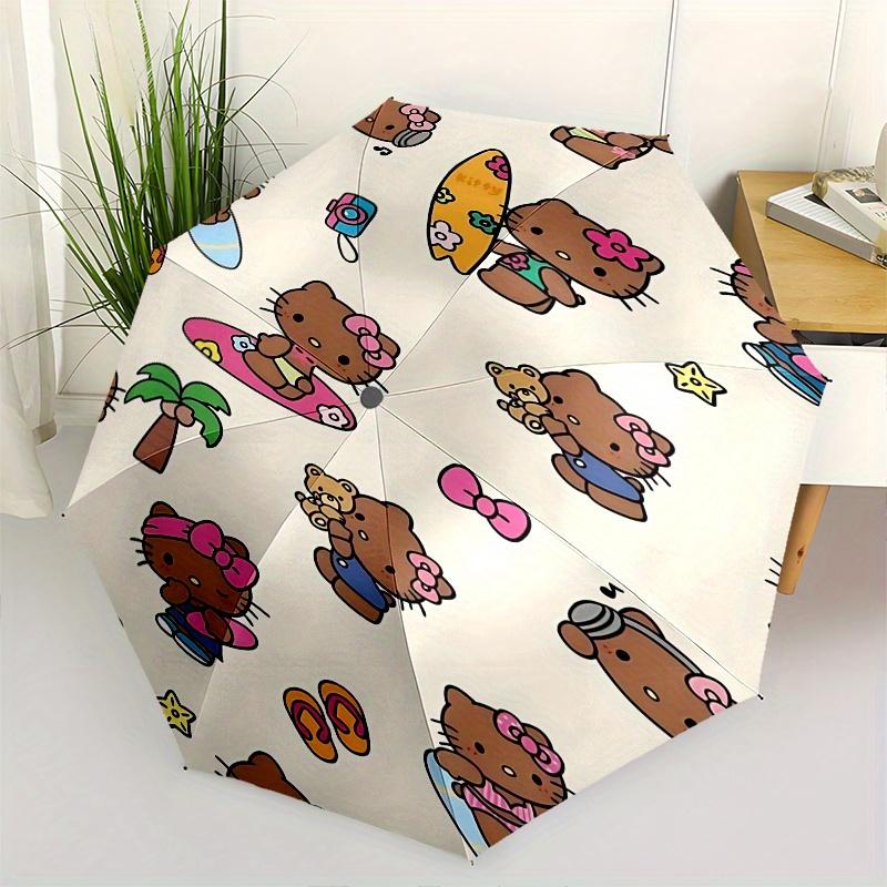 Hello Kitty,Summer Activities Automatic opening and closing folding umbrella with 8 rib frame and compact travel design,perfect for all oc
Hello Kitty,Summer Activities Automatic opening and closing folding umbrella with 8 rib frame and compact travel design,perfect for all oc