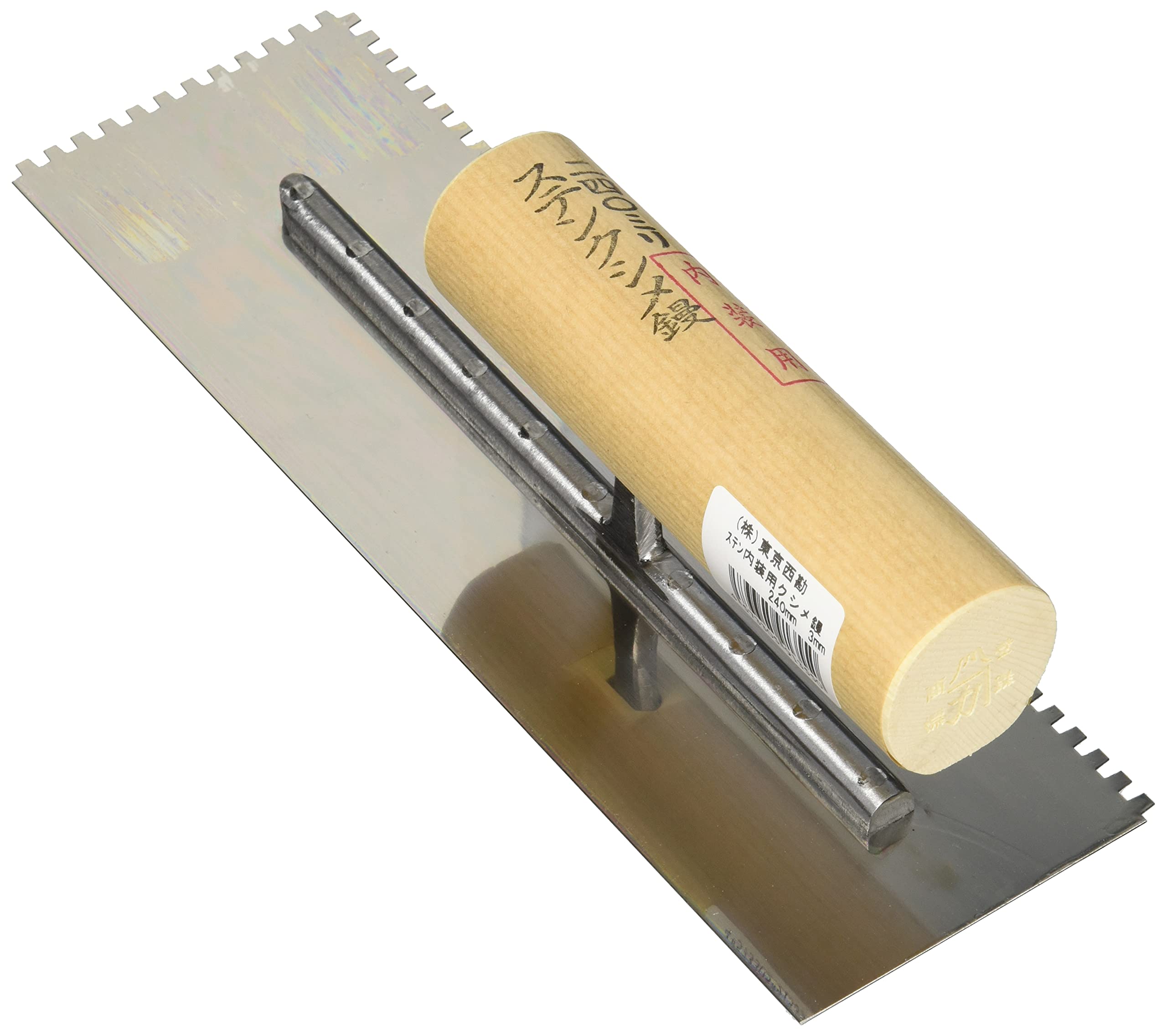 Tokyo Nishikan Stainless Steel Interior Comb Trowel Tokyo Nishikan 65544 240mm 3mm Mesh Depth Height 24cm Width Silver Body 6.8cm Body Body 7.5cm
Tokyo Nishikan Stainless Steel Interior Comb Trowel Tokyo Nishikan 65544 240mm 3mm Mesh Depth Height 24cm Width Silver Body 6.8cm Body Body 7.5cm