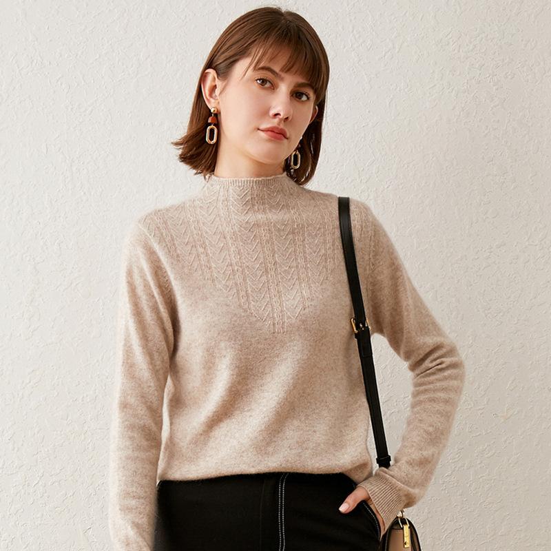 Женский облегающий свитер с полувысоким воротником, новый осенне-зимний, для ношения под низ, с длинными рукавами, трикотажный пуловер XXL верблюд
Женский облегающий свитер с полувысоким воротником, новый осенне-зимний, для ношения под низ, с длинными рукавами, трикотажный пуловер XXL верблюд