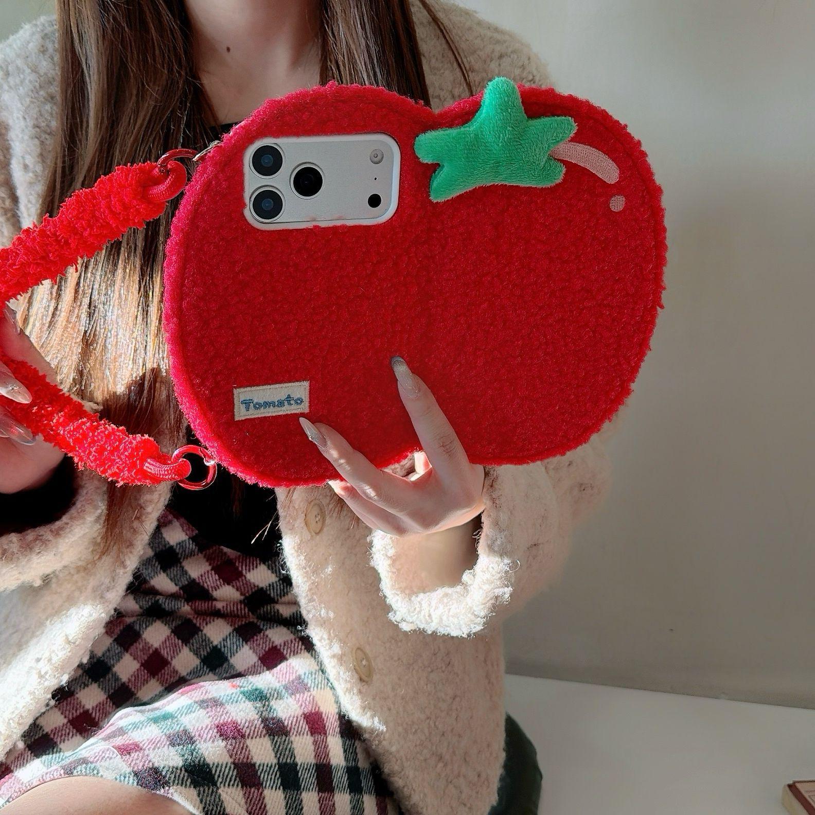 Plush Tomato Handbag iPhone Case - Compatible with 14/15 Pro Max, 13, 16 & 17 Models, Features Flip Mirror iPhone 13 Pro
Plush Tomato Handbag iPhone Case - Compatible with 14/15 Pro Max, 13, 16 & 17 Models, Features Flip Mirror iPhone 13 Pro