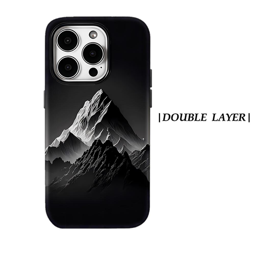 Minimal Black Mountain Phone Case for IPhone 17AIR 16E 16 15 14 13 12 11 17 Pro Max Plus Double-layer Back Cover IPHONE13
Minimal Black Mountain Phone Case for IPhone 17AIR 16E 16 15 14 13 12 11 17 Pro Max Plus Double-layer Back Cover IPHONE13