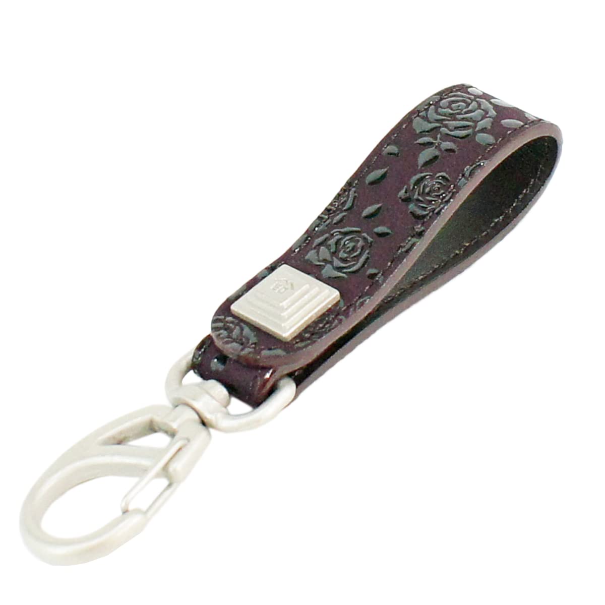 Indenya Inden Belt Strap Keychain B, Deerskin, Purple with Black Lacquer, Small Rose Design, 4701-06-176
Indenya Inden Belt Strap Keychain B, Deerskin, Purple with Black Lacquer, Small Rose Design, 4701-06-176