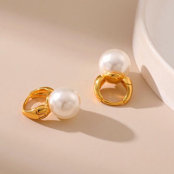 New Trendy Baroque Pearl Dangle Earrings for Women Gold Plated Round Circle Hoop Earrings Statement Eardrop Creative Zircon
New Trendy Baroque Pearl Dangle Earrings for Women Gold Plated Round Circle Hoop Earrings Statement Eardrop Creative Zircon