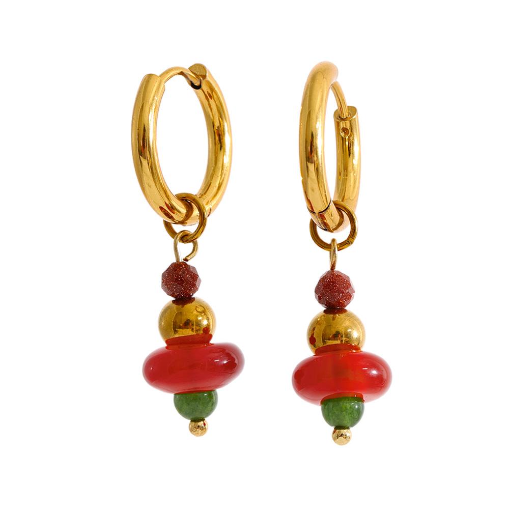Yhpup New Arrivals Stainless Steel Natural Stone Round Drop French Earrings for Women High Quality Daily Charm Jewelry
Yhpup New Arrivals Stainless Steel Natural Stone Round Drop French Earrings for Women High Quality Daily Charm Jewelry