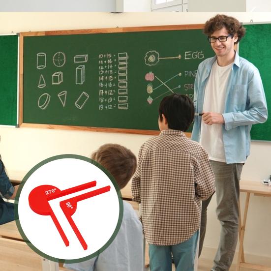 Angle Measuring Instruments Mathematics Teaching Tools Geometric Angle Display Recognition Tools for Mathematics Learning Classroom Home Use C
Angle Measuring Instruments Mathematics Teaching Tools Geometric Angle Display Recognition Tools for Mathematics Learning Classroom Home Use C