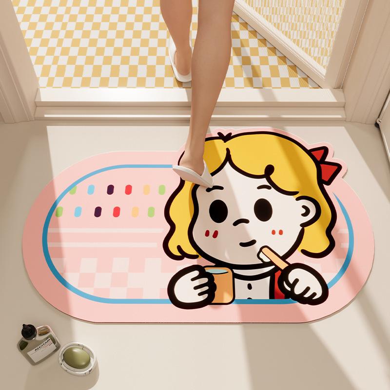 Creative Cartoon Diatom Mud Mat Bathroom Quick Drying Slip-resistant Foot Mat Can Be Tailored Bathroom Door Moisture-wicking Rug 40 * 60cm
Creative Cartoon Diatom Mud Mat Bathroom Quick Drying Slip-resistant Foot Mat Can Be Tailored Bathroom Door Moisture-wicking Rug 40 * 60cm