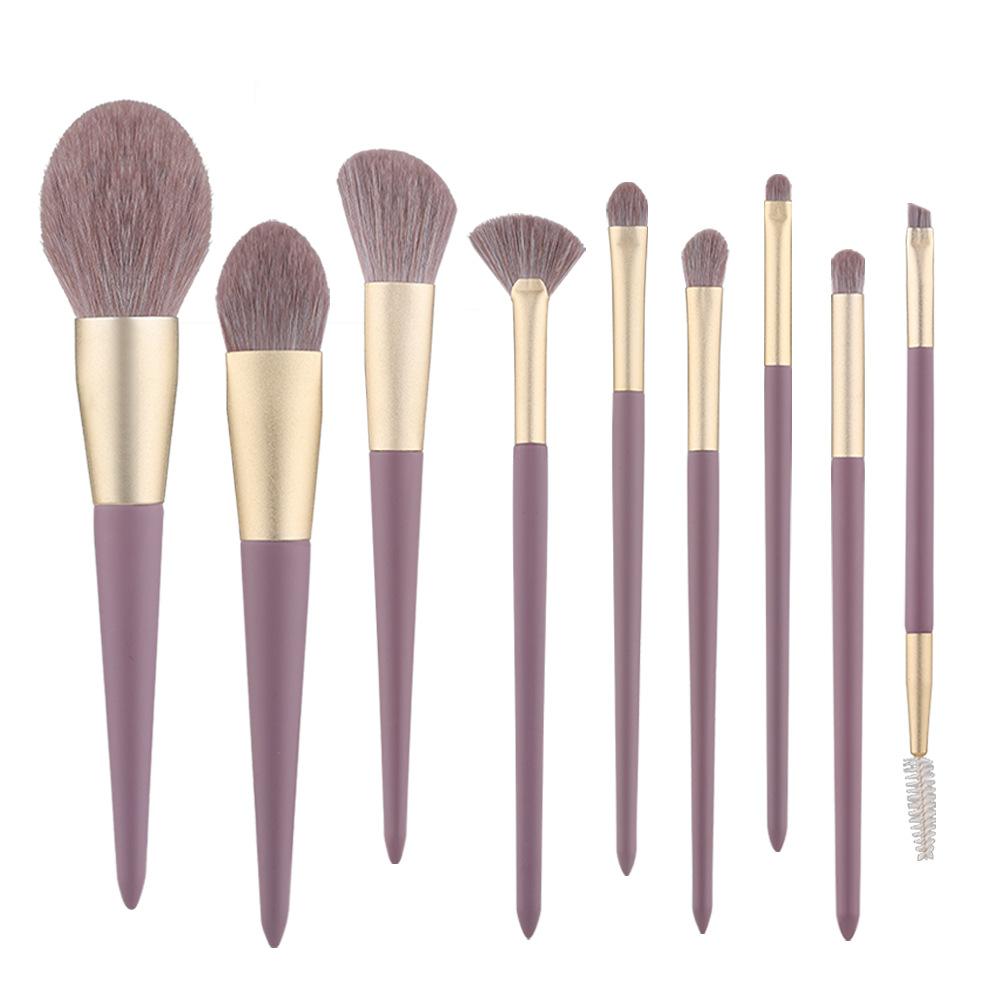 New 9 small purple potatoes, full set of makeup brushes, loose powder brush, foundation brush, eyeshadow brush, beauty tools
New 9 small purple potatoes, full set of makeup brushes, loose powder brush, foundation brush, eyeshadow brush, beauty tools