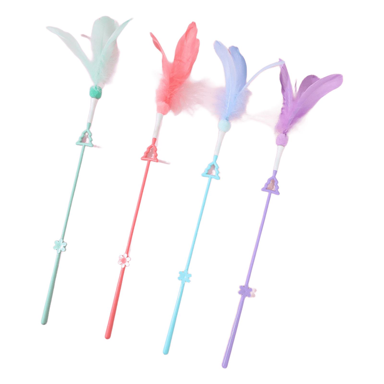 4PCS Cats Teasing Stick Toy for Cats Chasing Hunting Cats Wand Toy Interaction Cats Teasing Wand Boredom Cats Enriching Toy
4PCS Cats Teasing Stick Toy for Cats Chasing Hunting Cats Wand Toy Interaction Cats Teasing Wand Boredom Cats Enriching Toy