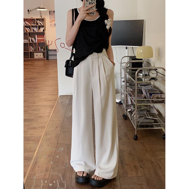 Korean Style 2026 Spring High-Waisted Loose Wide-Leg Suit Pants for Women XL бежевий
Korean Style 2026 Spring High-Waisted Loose Wide-Leg Suit Pants for Women XL бежевий