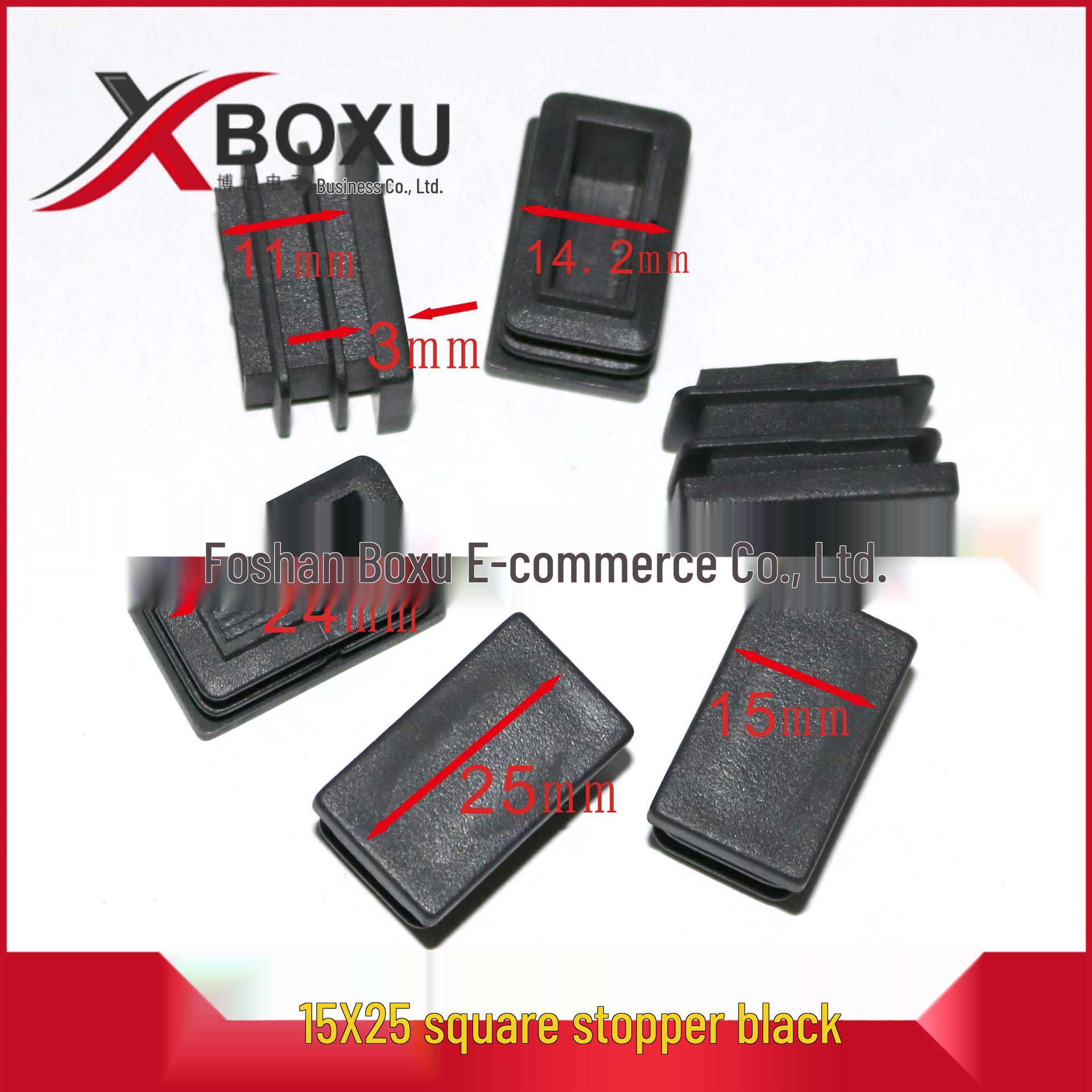 Квадратная пластиковая заглушка для ножки трубы 15x25 мм с зубчатым дизайном
Квадратная пластиковая заглушка для ножки трубы 15x25 мм с зубчатым дизайном