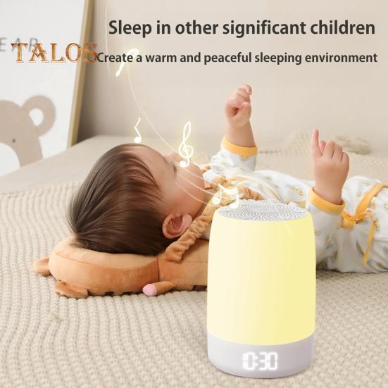 White Noise Sound Machine with 30 Soothing Sounds Adjustable Volume Multipurpose White Noise Speaker Night Light білий
White Noise Sound Machine with 30 Soothing Sounds Adjustable Volume Multipurpose White Noise Speaker Night Light білий