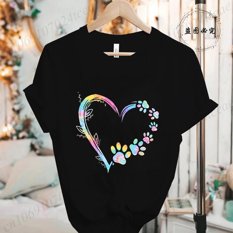 Женская футболка с принтом лапки собаки в форме сердца, Графические футболки, Футболки с коротким рукавом, Летние модные рубашки, Повседневная уличная мода L
Женская футболка с принтом лапки собаки в форме сердца, Графические футболки, Футболки с коротким рукавом, Летние модные рубашки, Повседневная уличная мода L