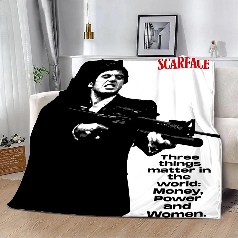 Scarface Printed Throw Blanket Soft Warm Perfect for Home Travel Picnics and Birthday Gifts 100cmx150cm
Scarface Printed Throw Blanket Soft Warm Perfect for Home Travel Picnics and Birthday Gifts 100cmx150cm