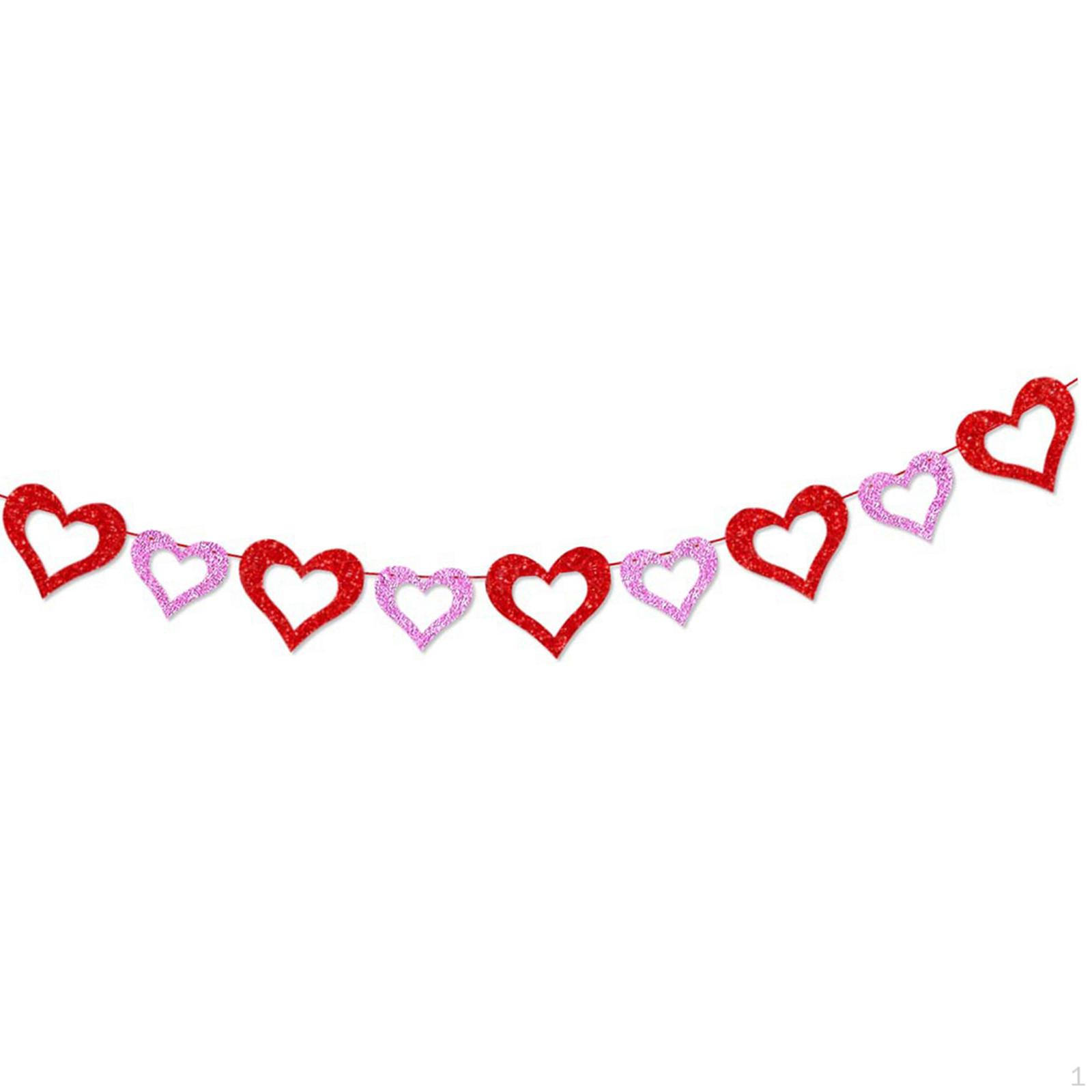 Happy Valentines Day Banner Paper Heart Garland Hanging Streamer for Party Decoration Bridal Style B
Happy Valentines Day Banner Paper Heart Garland Hanging Streamer for Party Decoration Bridal Style B