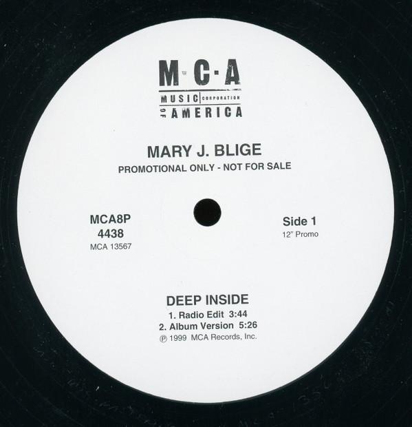 12inch Record MARY J. BLIGE - Deep Inside MCA13567 MCA Records 1999 US Soul/Funk Used
12inch Record MARY J. BLIGE - Deep Inside MCA13567 MCA Records 1999 US Soul/Funk Used