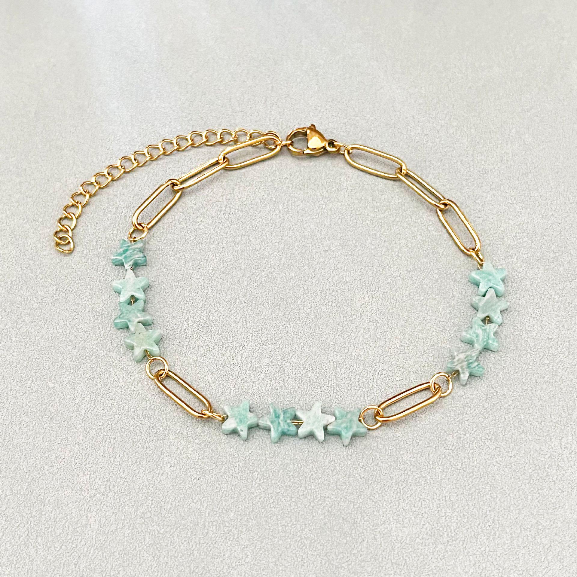 Cross-Border Fashion Natural Stone Beaded Stainless Steel Bracelet: Versatile High-End Design
Cross-Border Fashion Natural Stone Beaded Stainless Steel Bracelet: Versatile High-End Design