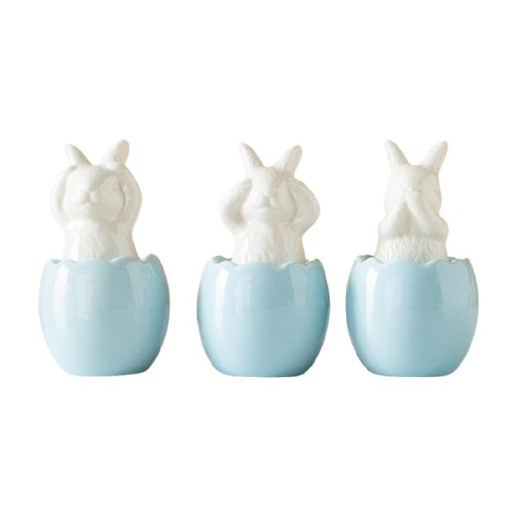 3Pieces Ceramic Ornament Rabbit Shape Unique Decorative Figurine Easy to Maintain Perfect for Indoor Use in Modern Homes синій
3Pieces Ceramic Ornament Rabbit Shape Unique Decorative Figurine Easy to Maintain Perfect for Indoor Use in Modern Homes синій