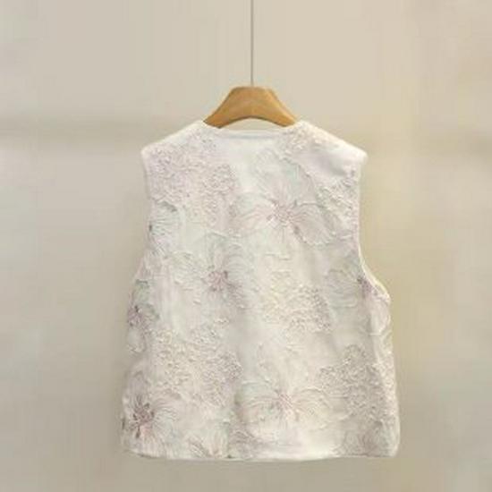 Spring New Style Chinese Vest Top for Middle-aged & Elderly Women - Elegant National Style Shawl Jacket Medium белый
Spring New Style Chinese Vest Top for Middle-aged & Elderly Women - Elegant National Style Shawl Jacket Medium белый