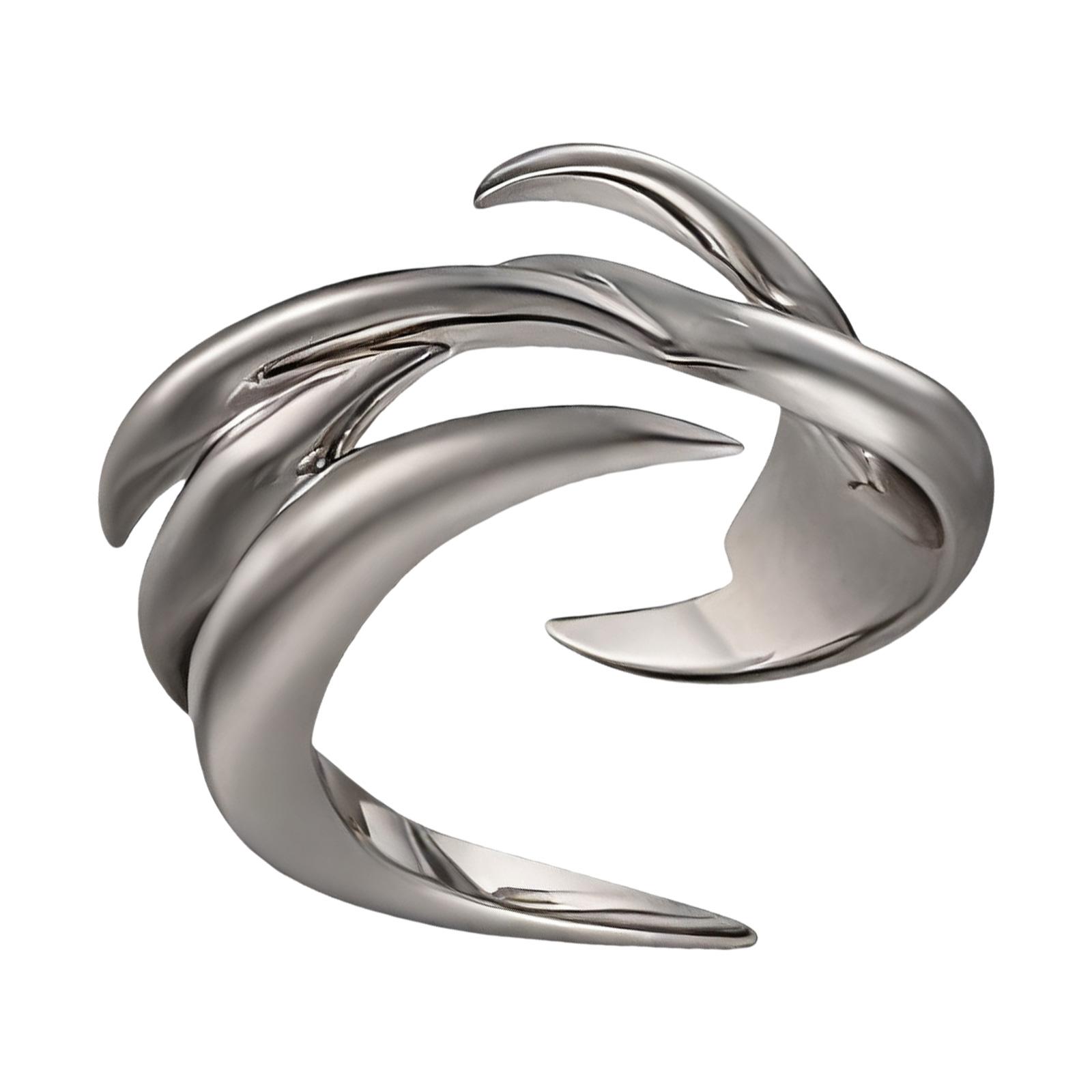 Modern Dragon Claw Inspired Jewelry Comfortable Wear Everyday Alloy Ring Suitable For Sensitive Skin Crowd 1
Modern Dragon Claw Inspired Jewelry Comfortable Wear Everyday Alloy Ring Suitable For Sensitive Skin Crowd 1