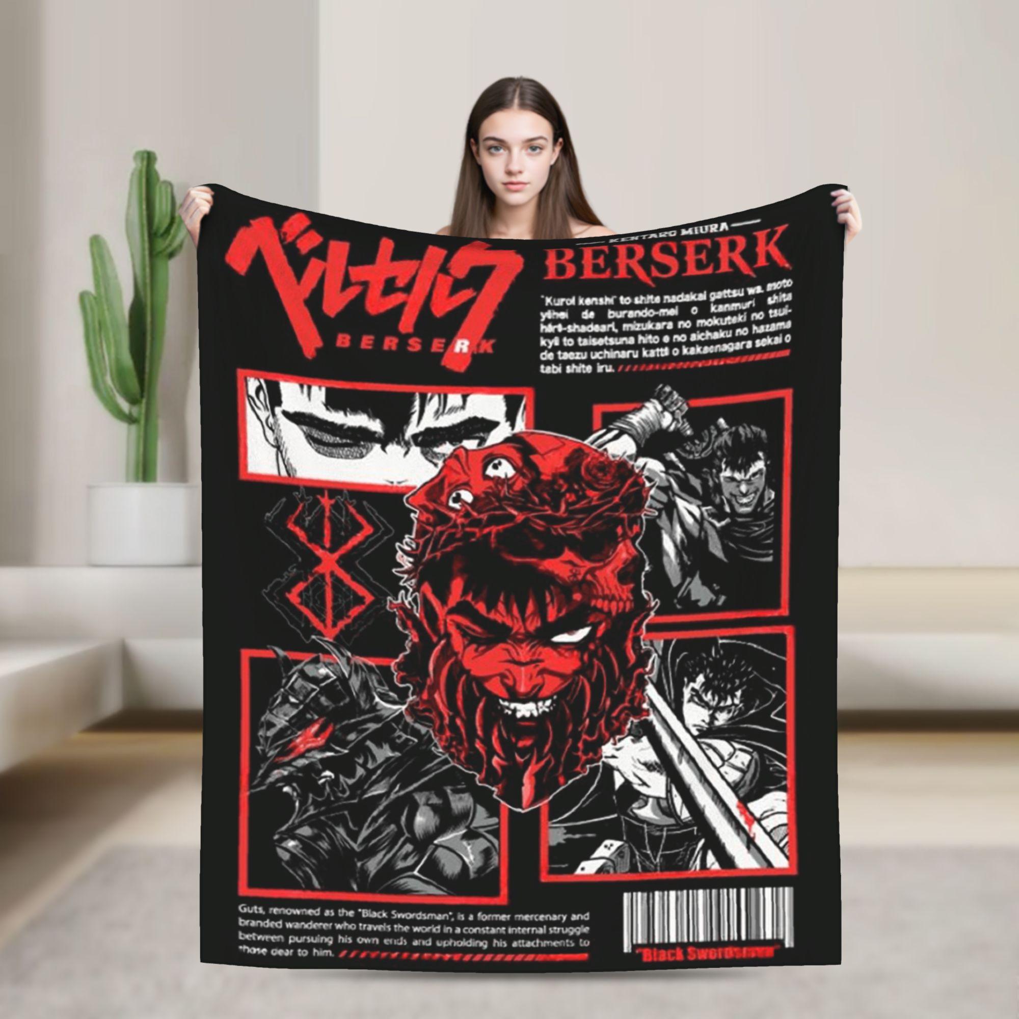 Anime Berserk Warm Blanket Kids Plush Bedding Throws Street Trend Living Room Flannel Bedspread Sofa Bed Cover 30x40in
Anime Berserk Warm Blanket Kids Plush Bedding Throws Street Trend Living Room Flannel Bedspread Sofa Bed Cover 30x40in