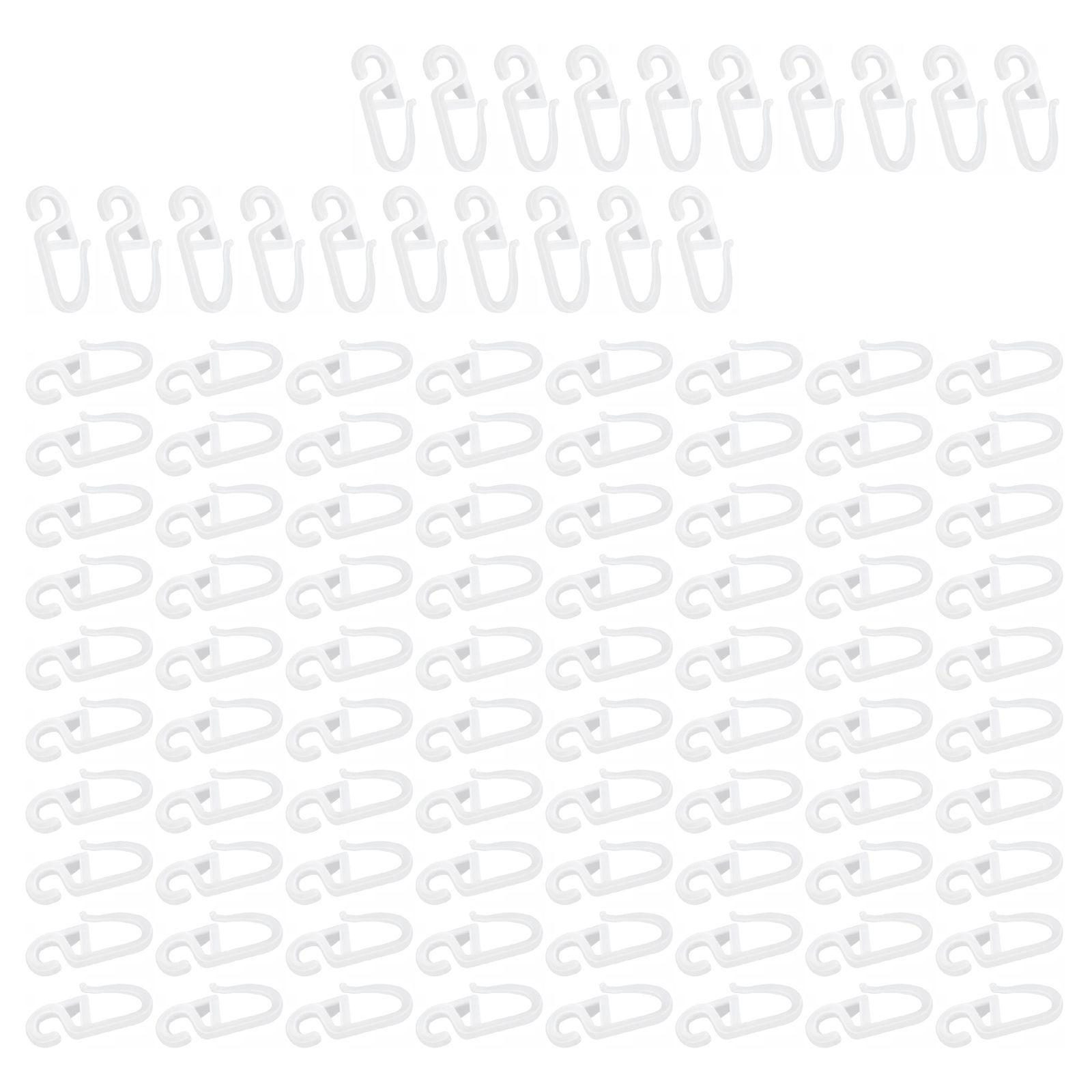 Упаковка из 100 крючков для карнизов S-образной формы, плавно скользящий зажим для сменных аксессуаров для штор дома и офиса
Упаковка из 100 крючков для карнизов S-образной формы, плавно скользящий зажим для сменных аксессуаров для штор дома и офиса