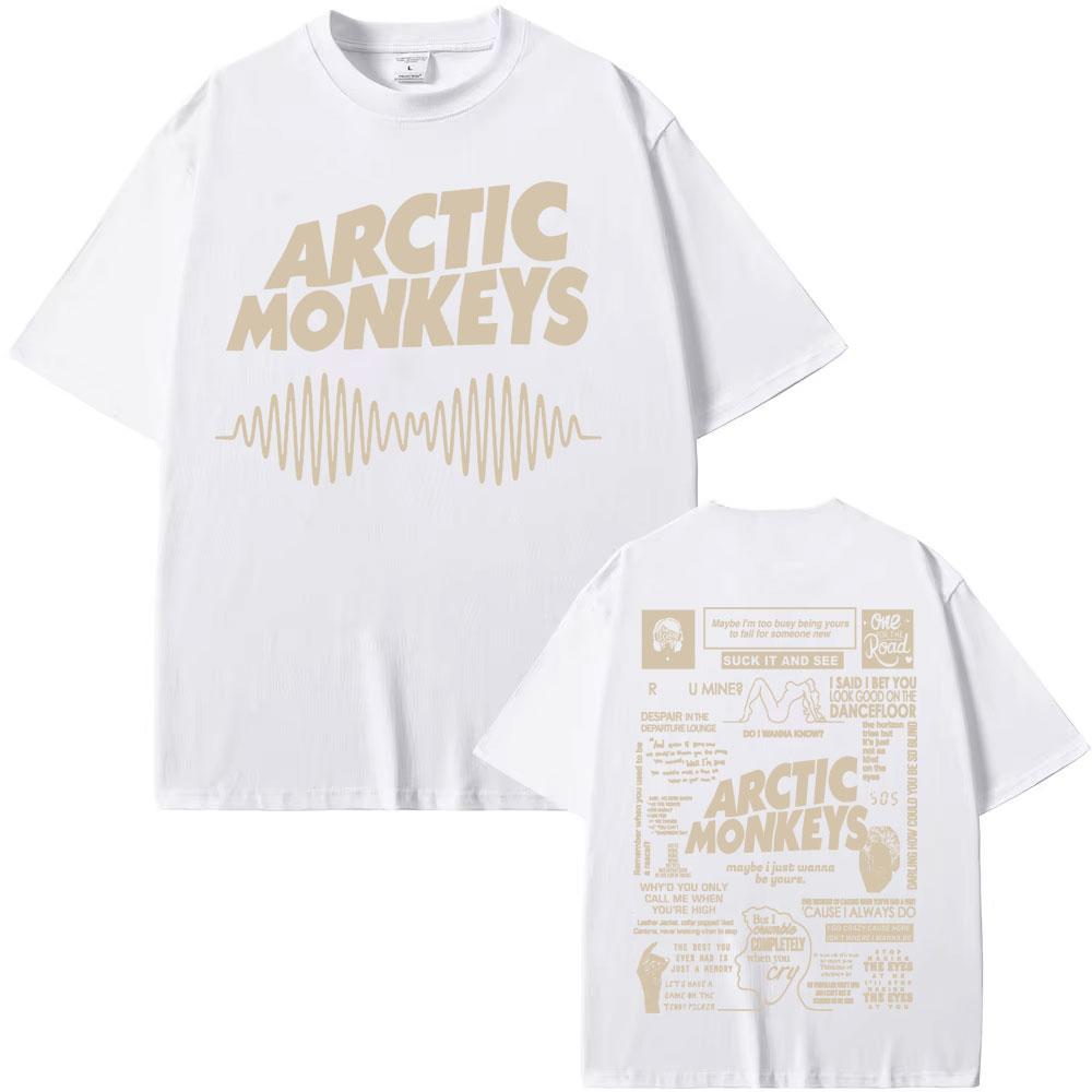 Retro Arctic Monkey Album Tour Double Sided Pattern Tshirt 2026 New Mens Womens Hip Hop Punk Rock Cotton Tshirt 2XL
Retro Arctic Monkey Album Tour Double Sided Pattern Tshirt 2026 New Mens Womens Hip Hop Punk Rock Cotton Tshirt 2XL