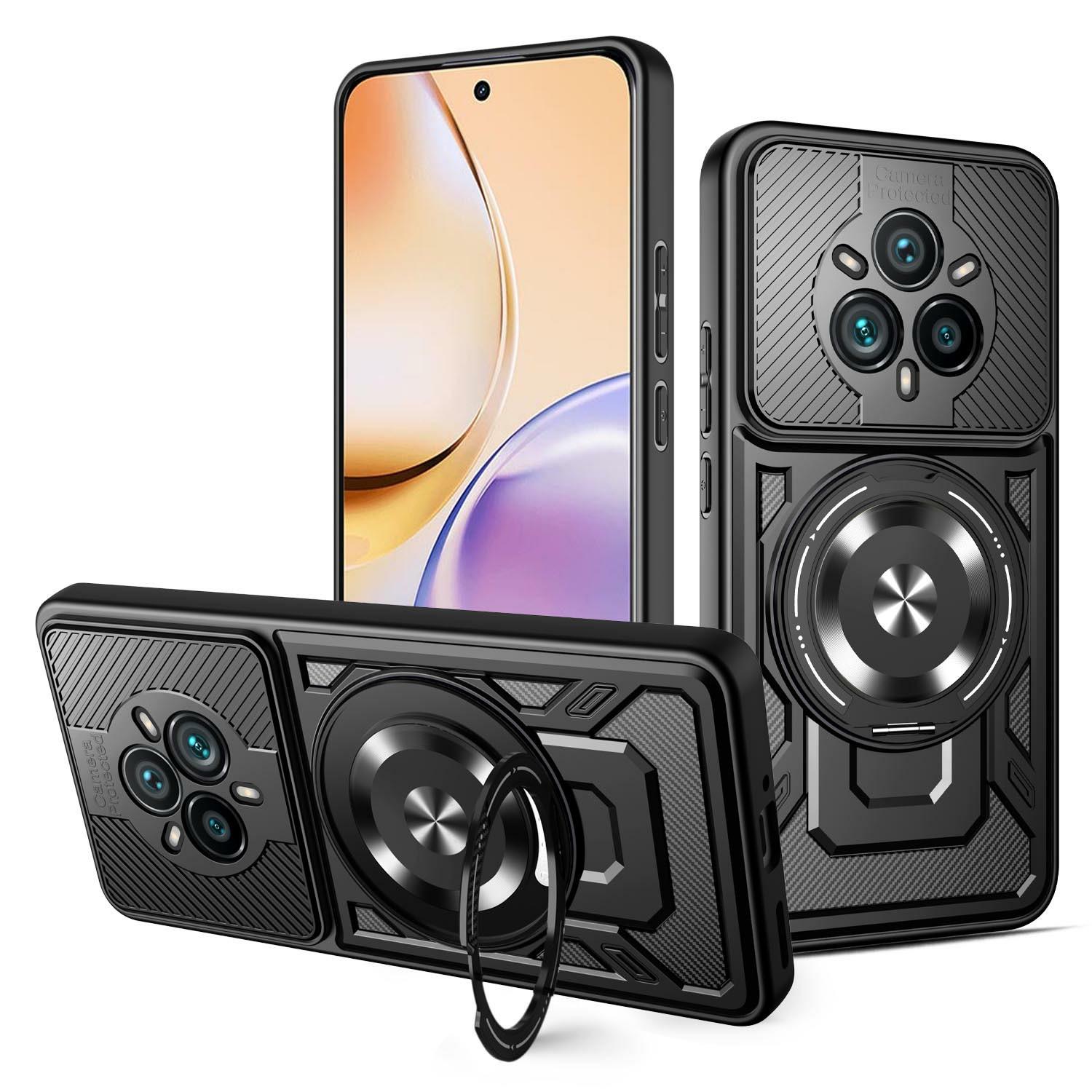For Realme 14 Pro+ 5G Magnetic Case Rotating Kickstand TPU+PC Phone Cover Black
For Realme 14 Pro+ 5G Magnetic Case Rotating Kickstand TPU+PC Phone Cover Black
