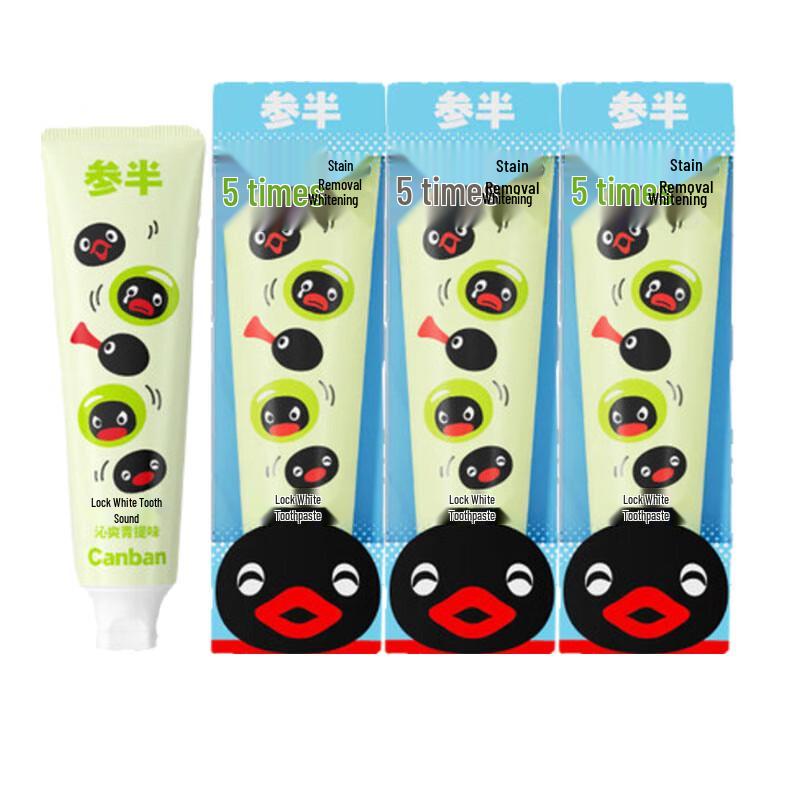 Canban Whitening Toothpaste with Pingu - Refreshing Green Grape
Canban Whitening Toothpaste with Pingu - Refreshing Green Grape