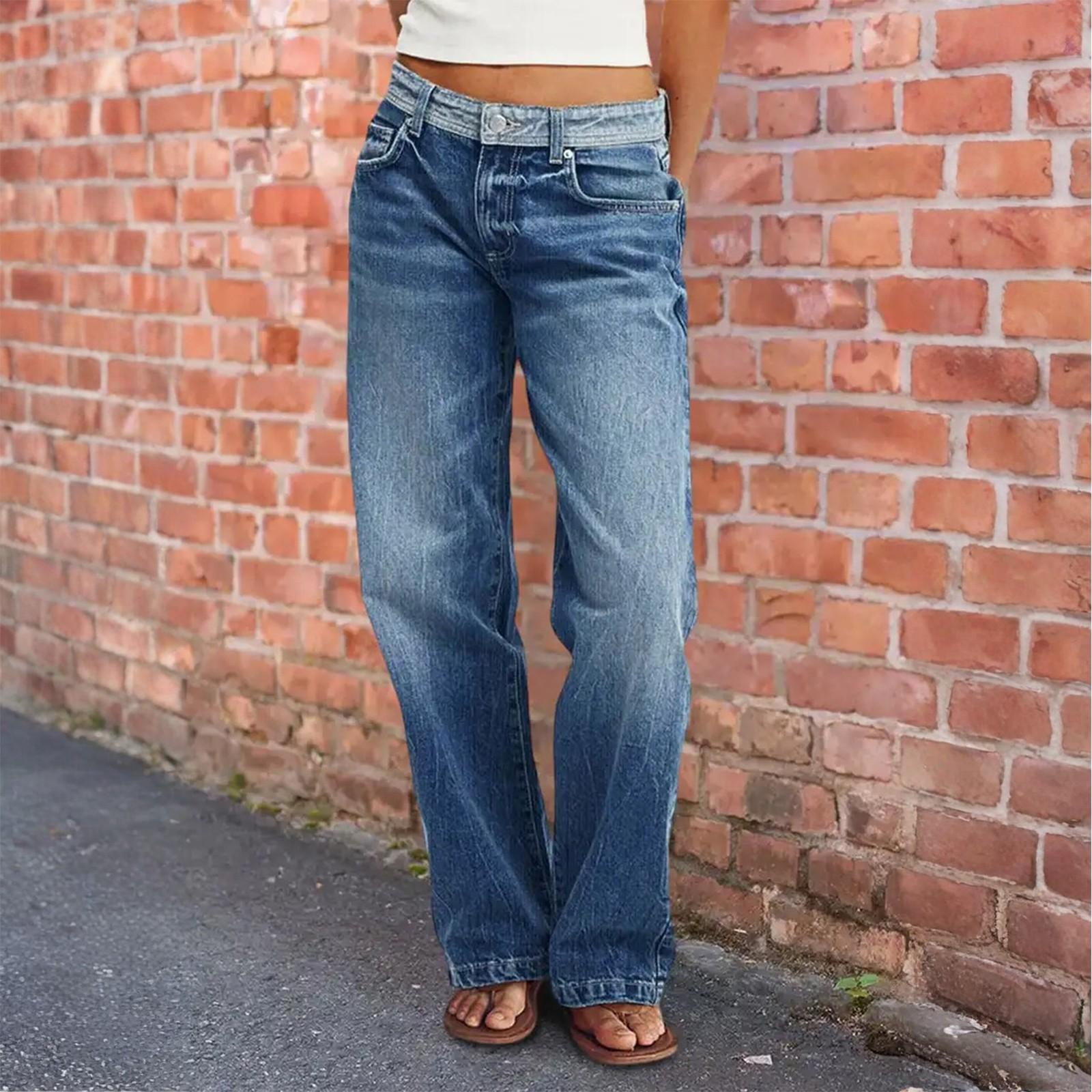 Женские эластичные джинсы с высокой посадкой, модные джинсы XL
Женские эластичные джинсы с высокой посадкой, модные джинсы XL