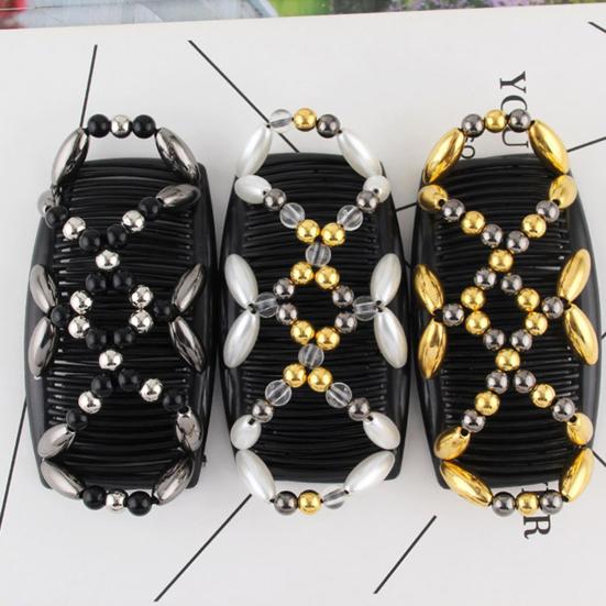 Yousheng Hairpin Comb Double Side Beaded Lightweight Stretch Elastic Claw Headwear DIY Styling Tools for Women 17
Yousheng Hairpin Comb Double Side Beaded Lightweight Stretch Elastic Claw Headwear DIY Styling Tools for Women 17