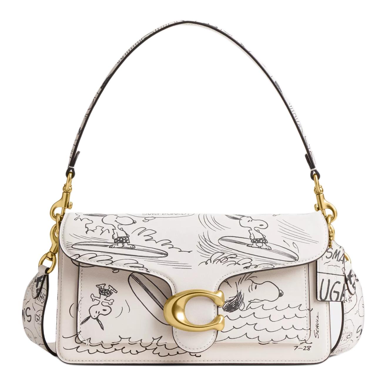 Сумка-тоут Coach X Peanuts Snoopy Tabby 26 з принтом логотипу зі шкіри Жіночі сумки Білий крейдяний CCB04-B4CAH Basic Set (Bag+Dust Bag)
Сумка-тоут Coach X Peanuts Snoopy Tabby 26 з принтом логотипу зі шкіри Жіночі сумки Білий крейдяний CCB04-B4CAH Basic Set (Bag+Dust Bag)