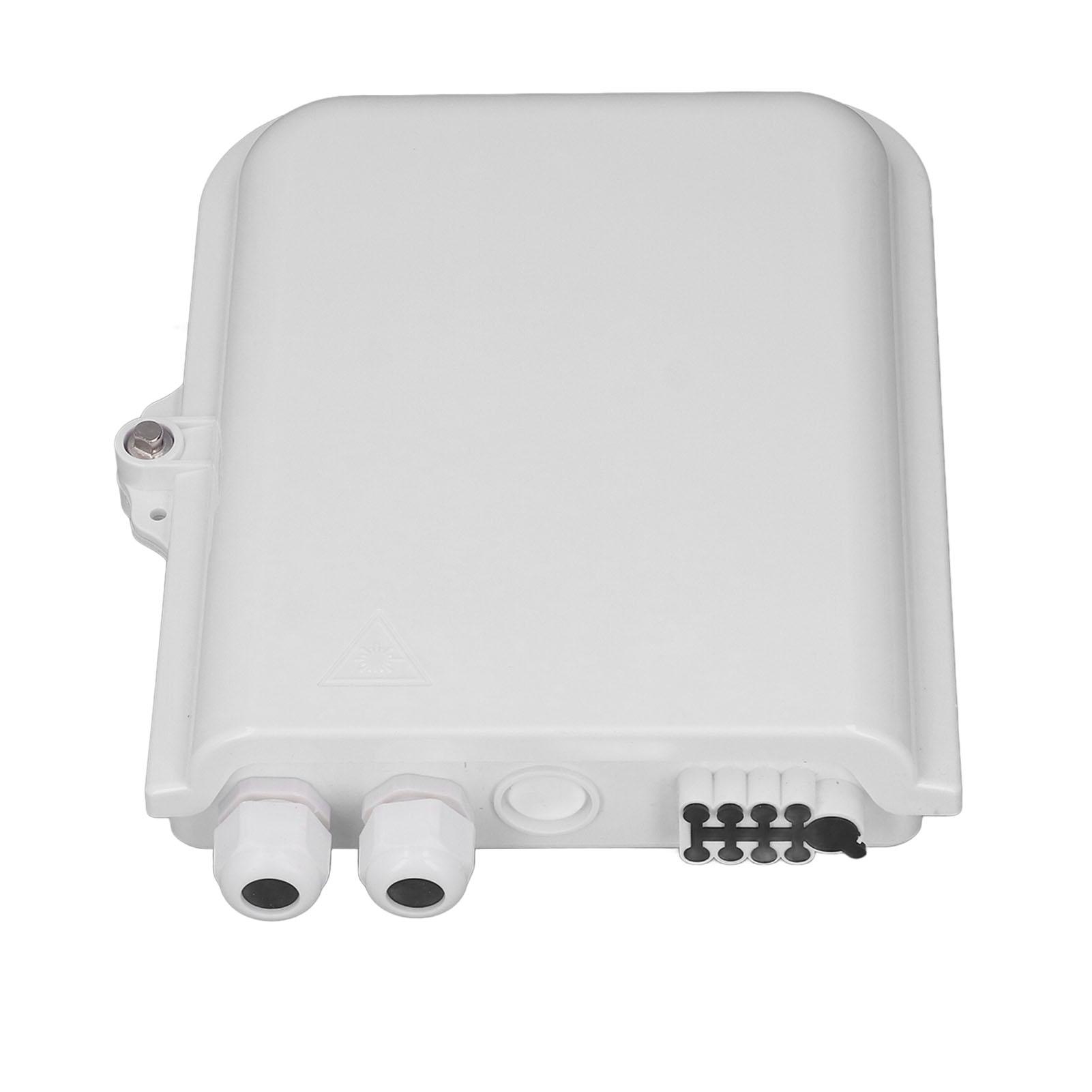 8 Core Fiber Distribution Box ABS Wall Mounted Fiber Optic Terminal Box for Indoor Outdoor Use
8 Core Fiber Distribution Box ABS Wall Mounted Fiber Optic Terminal Box for Indoor Outdoor Use