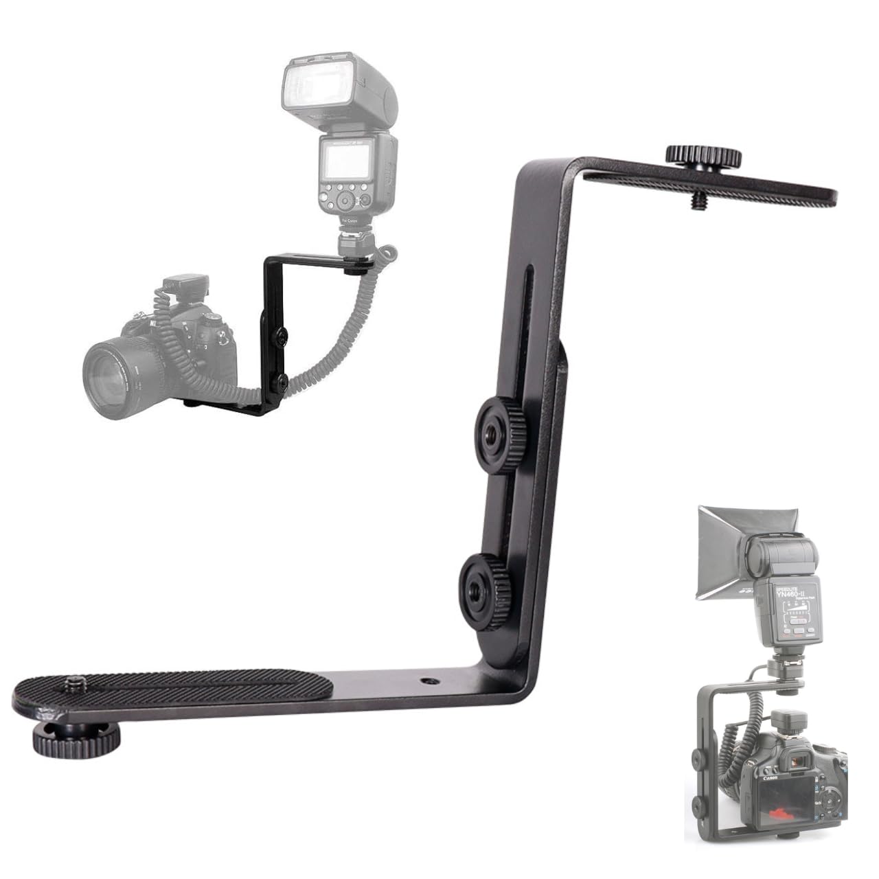 Camera Dual L Type Bracket Camera Bracket Bracket Camera Plate Camera Flash Speedlight L Type Bracket Metal Aluminum Alloy UME-STAR чёрный
Camera Dual L Type Bracket Camera Bracket Bracket Camera Plate Camera Flash Speedlight L Type Bracket Metal Aluminum Alloy UME-STAR чёрный