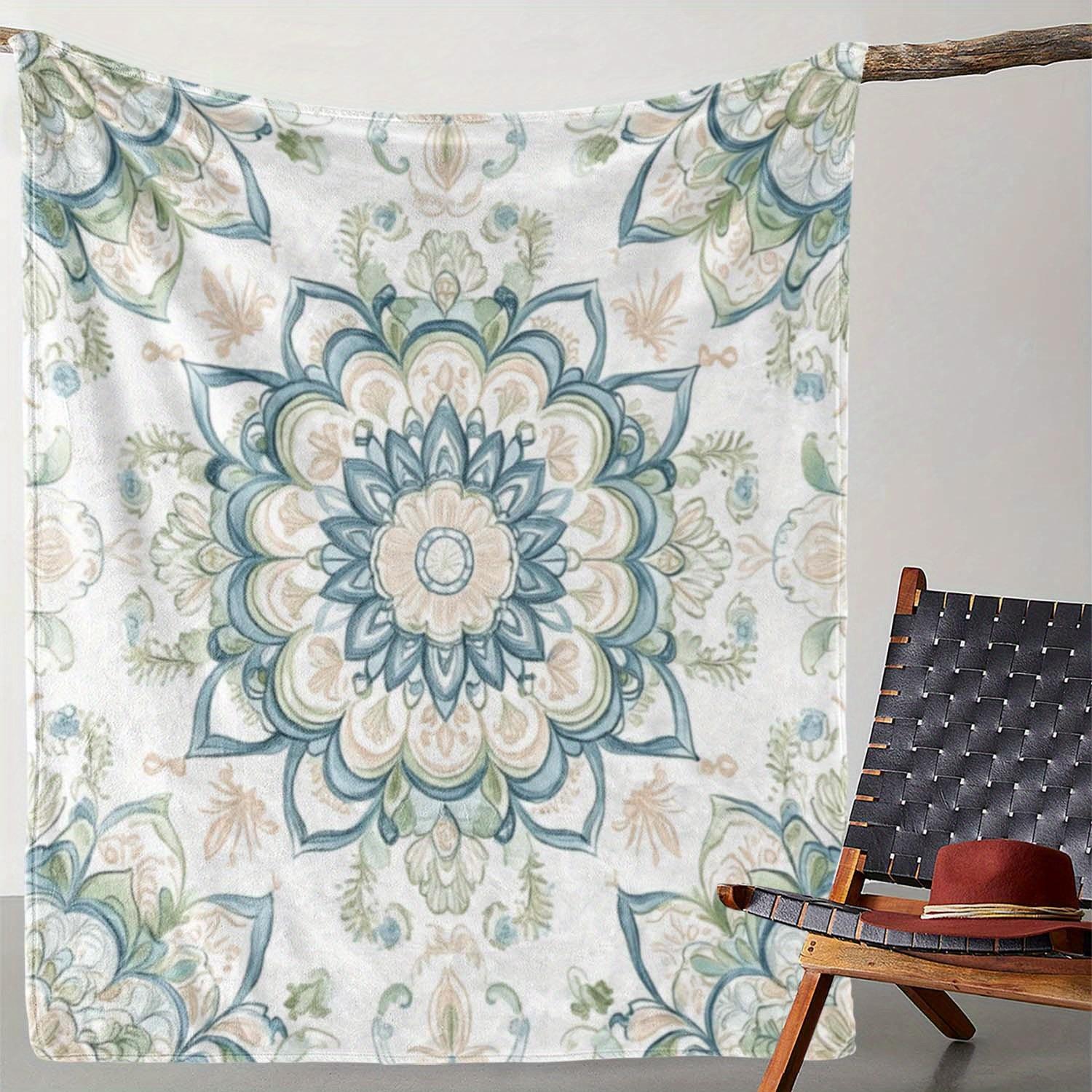 Zeal Lily 1pc Vintage Mandala Floral Print Flannel Blanket - Soft All-Season Throw for Sofa, Bed, Camping & Travel, Cozy Home 75x90cm28x35in
Zeal Lily 1pc Vintage Mandala Floral Print Flannel Blanket - Soft All-Season Throw for Sofa, Bed, Camping & Travel, Cozy Home 75x90cm28x35in
