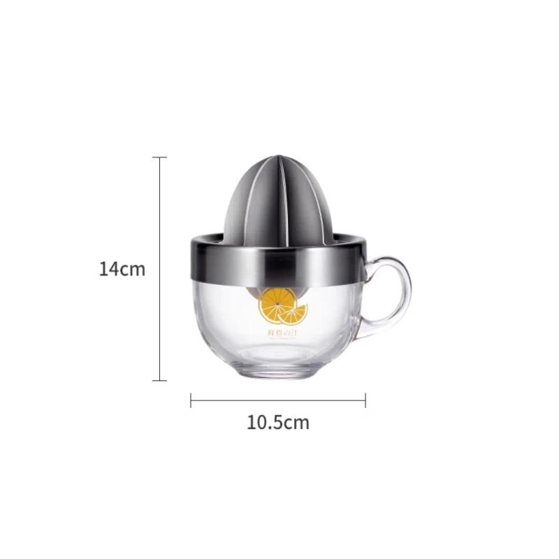 304 Stainless Steel Manual Juicer, Fruit Squeeze Lemon Squeeze Orange Juice Tool with Tempered Glass Cup, Household Kitchen
304 Stainless Steel Manual Juicer, Fruit Squeeze Lemon Squeeze Orange Juice Tool with Tempered Glass Cup, Household Kitchen