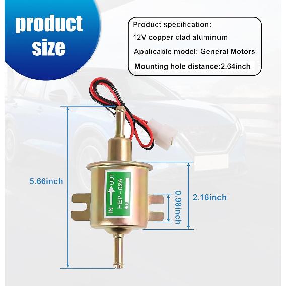 1 PC Automotive Fuel Pump, 12V Low Pressure Transfer Pump, Plunger Type Oil Pump, Electric Fuel Pump Replacement Parts, Universal for Most Cars,
1 PC Automotive Fuel Pump, 12V Low Pressure Transfer Pump, Plunger Type Oil Pump, Electric Fuel Pump Replacement Parts, Universal for Most Cars,