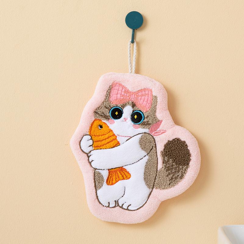 Cartoon Coral Velvet Hand Towel For Kitchen Kawaii Cat Hand Wipe Cleaning Cloth Bathroom Hanging Towel Absorbent Clean Rag
Cartoon Coral Velvet Hand Towel For Kitchen Kawaii Cat Hand Wipe Cleaning Cloth Bathroom Hanging Towel Absorbent Clean Rag