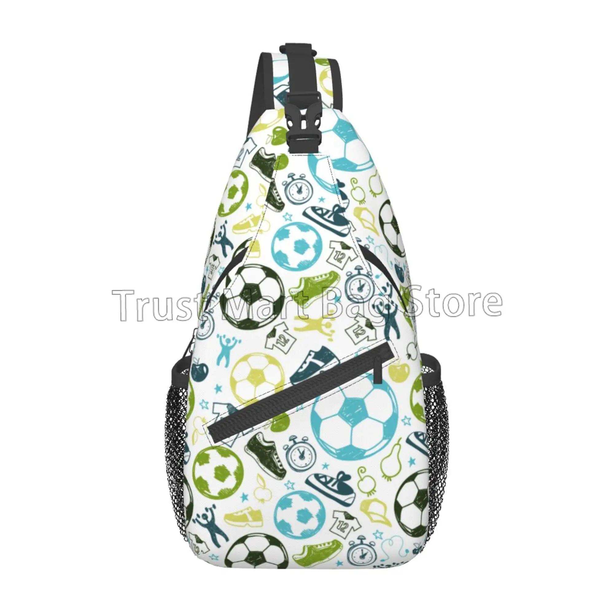Soccer Ball Print Sling Bag Cool Football Art Pattern Crossbody Backpack Casual Chest Bag Lightweight Daypack for Travel Sports
Soccer Ball Print Sling Bag Cool Football Art Pattern Crossbody Backpack Casual Chest Bag Lightweight Daypack for Travel Sports